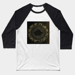 Astrology Circle Baseball T-Shirt